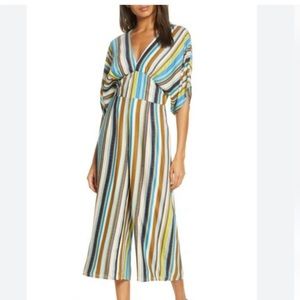 Adelyn Raye striped jumpsuit